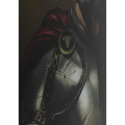 KARE Design Tableau En Verre Knight Cow 120X120