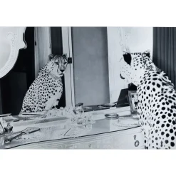 KARE Design Tableau En Verre Metallic Gepard 150X100Cm