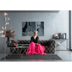 KARE Design Tableau En Verre Metallic Gepard 150X100Cm