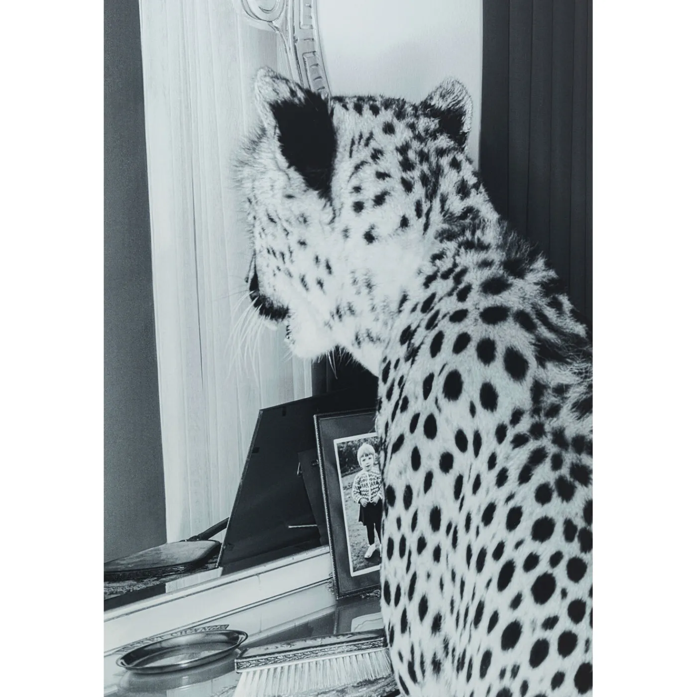 KARE Design Tableau En Verre Metallic Gepard 150X100Cm