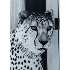 KARE Design Tableau En Verre Metallic Gepard 150X100Cm