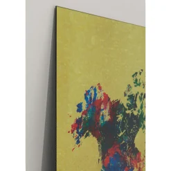KARE Design Tableau En Verre Metallic Colourful Map 150X100Cm