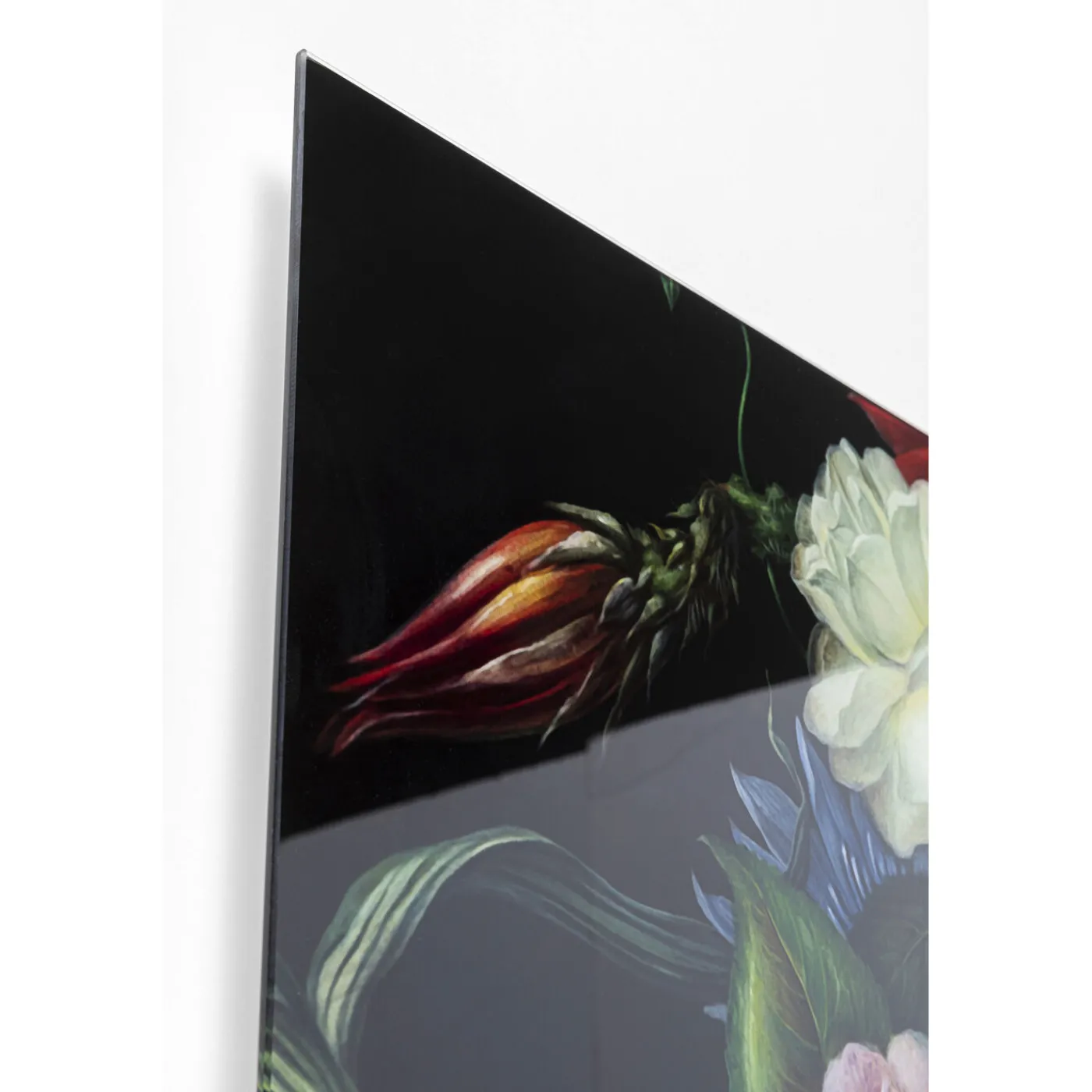 KARE Design Tableau En Verre Pretty Flower Woman 100X100