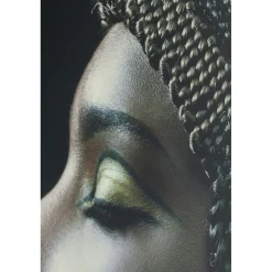 KARE Design Tableau En Verre Royal Headdress Profile 100X150Cm