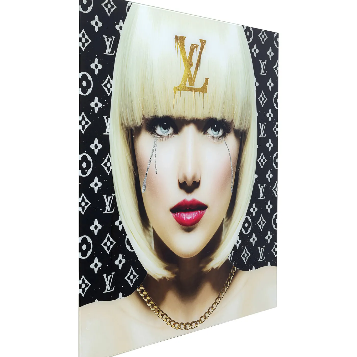 KARE Design Tableau En Verre Runny Eyes 80X80Cm