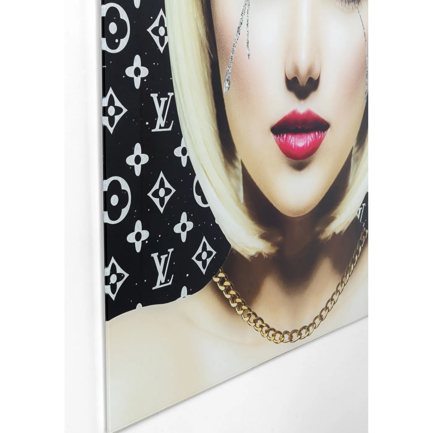 KARE Design Tableau En Verre Runny Eyes 80X80Cm