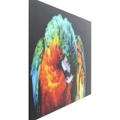 KARE Design Tableau En Verre Tropical Parrot 120X80Cm