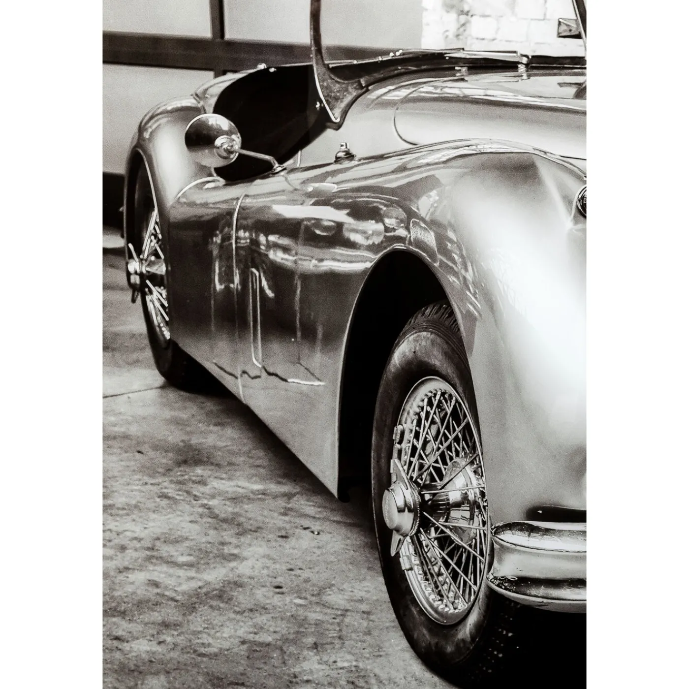 KARE Design Tableau En Verre Vintage Cabrio 150X100Cm