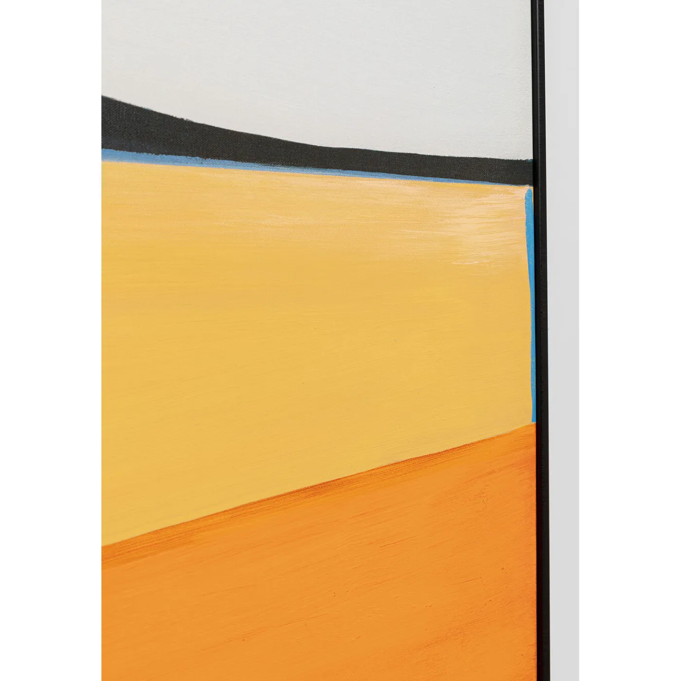 KARE Design Tableau Encadre Abstract Shapes Orange 73X143Cm