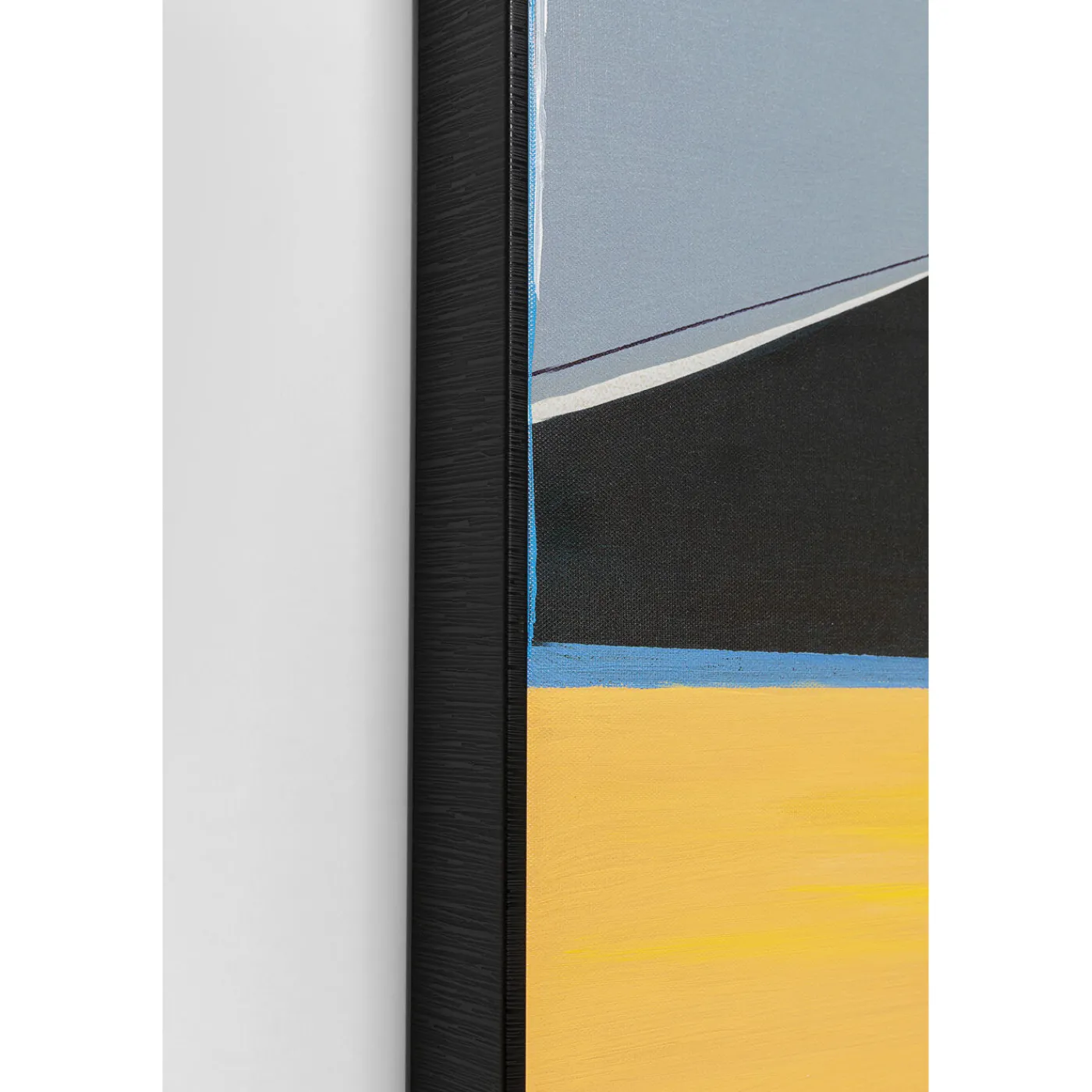 KARE Design Tableau Encadre Abstract Shapes Orange 73X143Cm