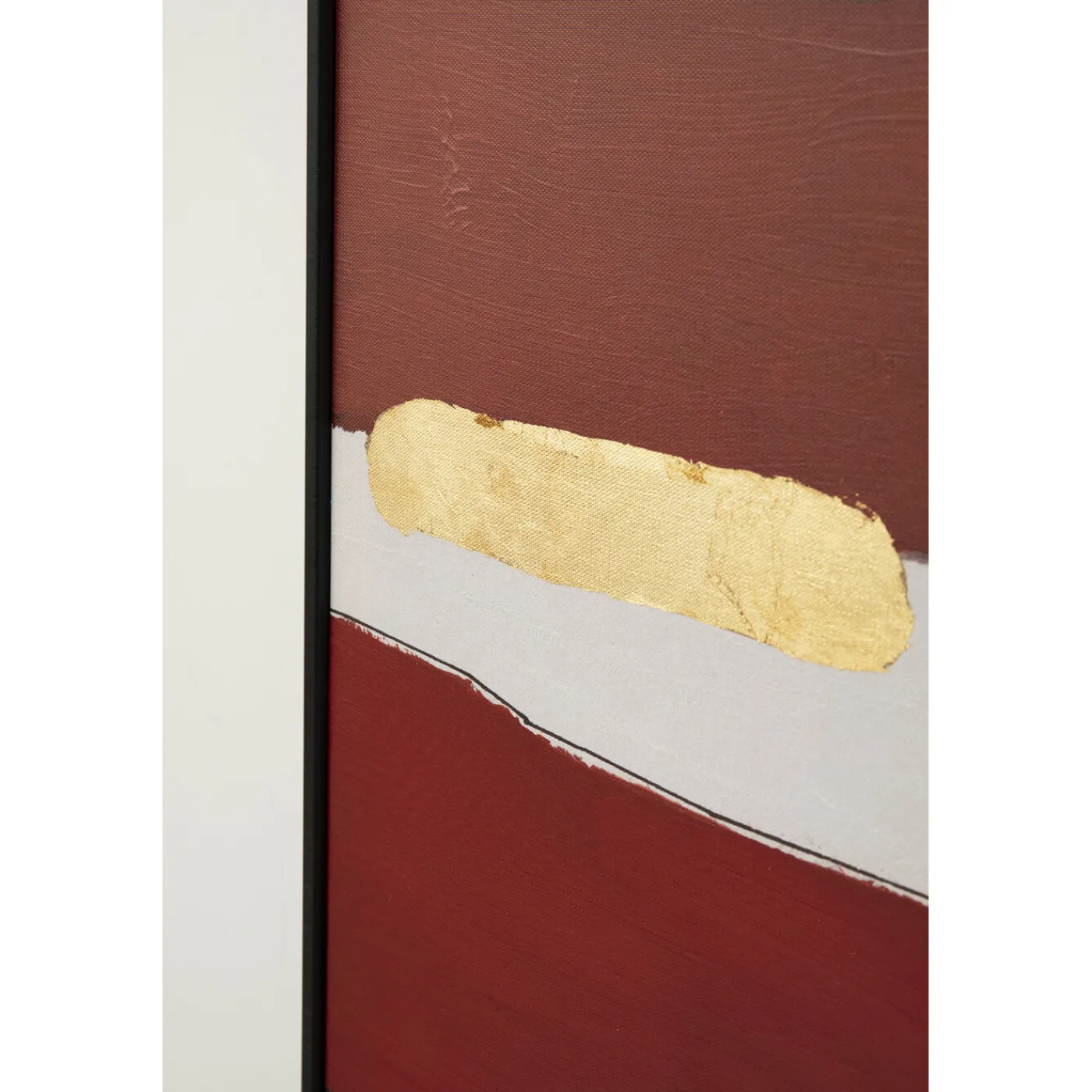 KARE Design Tableau Encadre Abstract Shapes Fuchsia 73X143Cm