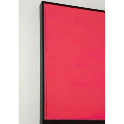 KARE Design Tableau Encadre Abstract Shapes Fuchsia 73X143Cm