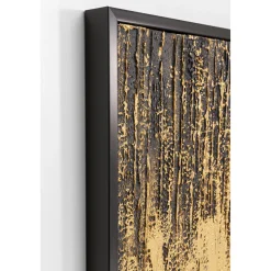 KARE Design Tableau Encadre Abstract Noir 80X120Cm
