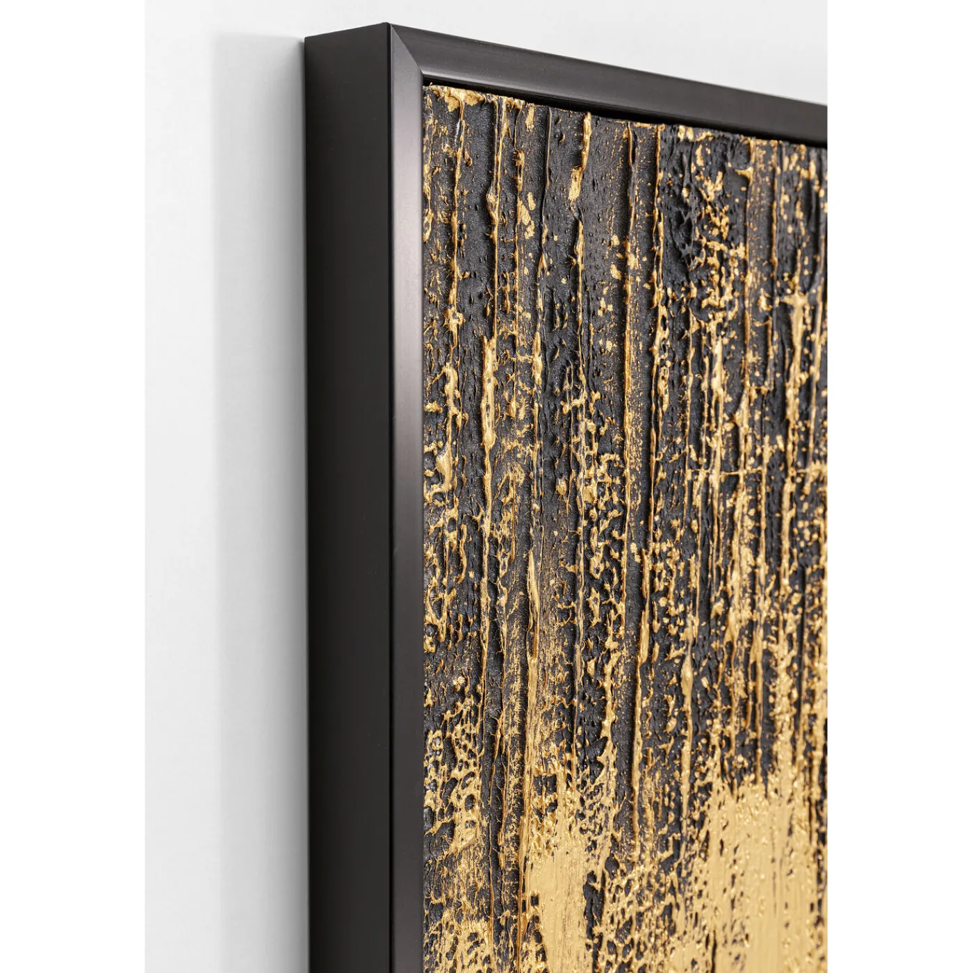 KARE Design Tableau Encadre Abstract Noir 80X120Cm