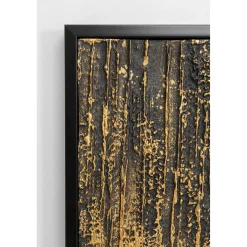 KARE Design Tableau Encadre Abstract Noir 80X120Cm
