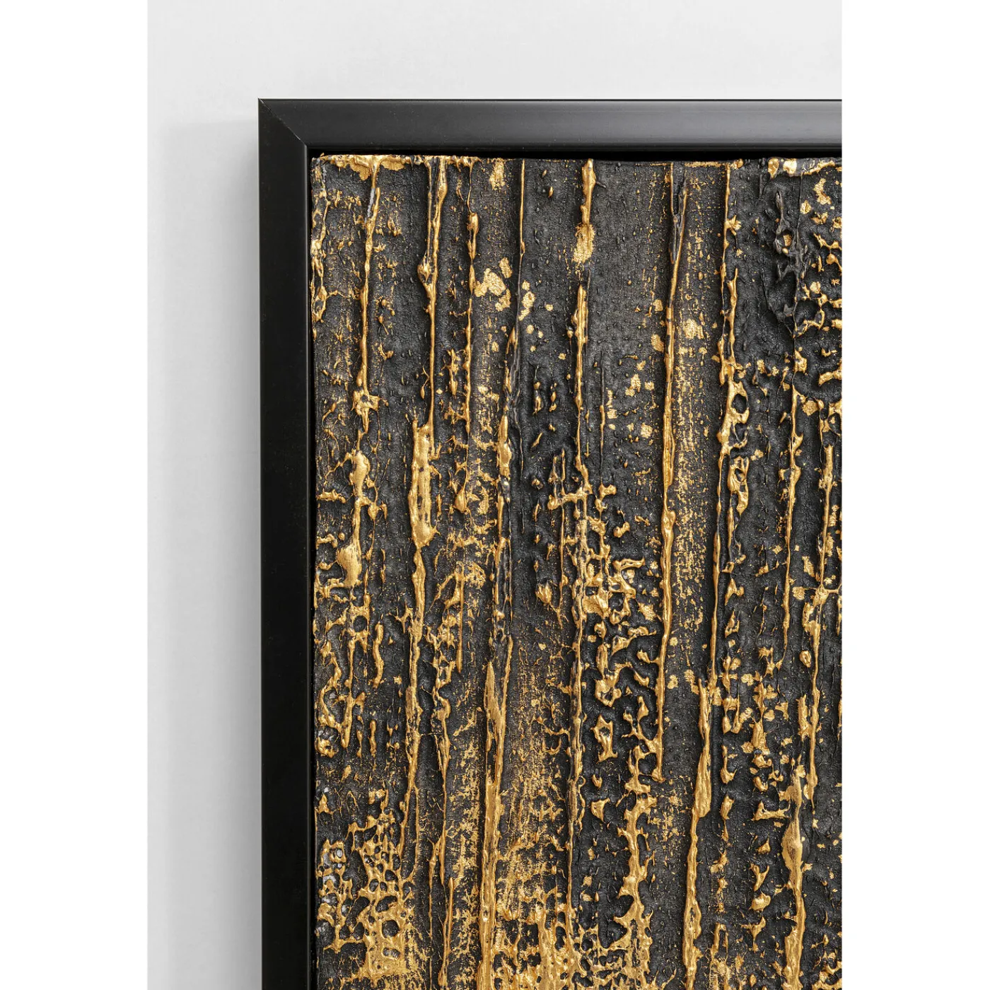 KARE Design Tableau Encadre Abstract Noir 80X120Cm