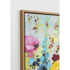 KARE Design Tableau Encadre Flowery Meadow 100X100Cm