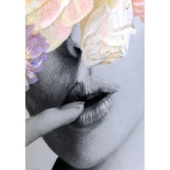 KARE Design Tableau Frame Flower Lady Pastel 117X154Cm