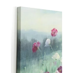 KARE Design Tableau Sur Toile Pastell Flowers 120X120Cm