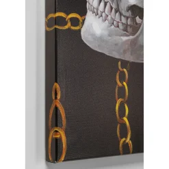 KARE Design Tableau Sur Toile Skull Gang 120X90Cm