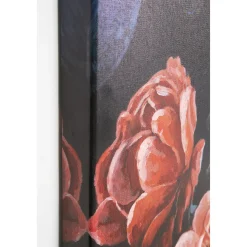 KARE Design Tableau Sur Toile Yak In Flower 140X90Cm