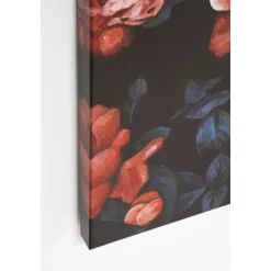 KARE Design Tableau Sur Toile Yak In Flower 140X90Cm