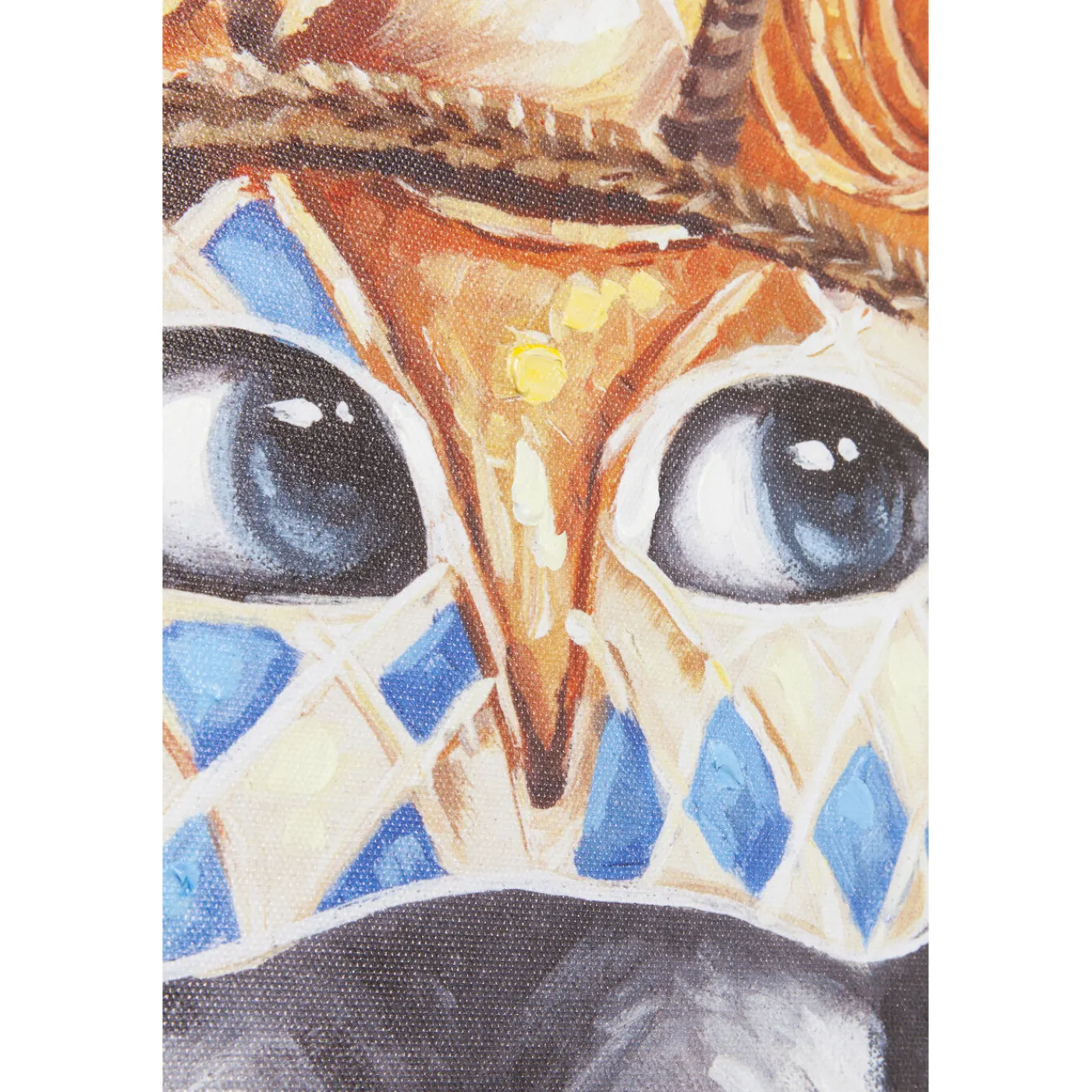 KARE Design Tableau Touched Carnival Monkey 70X70Cm