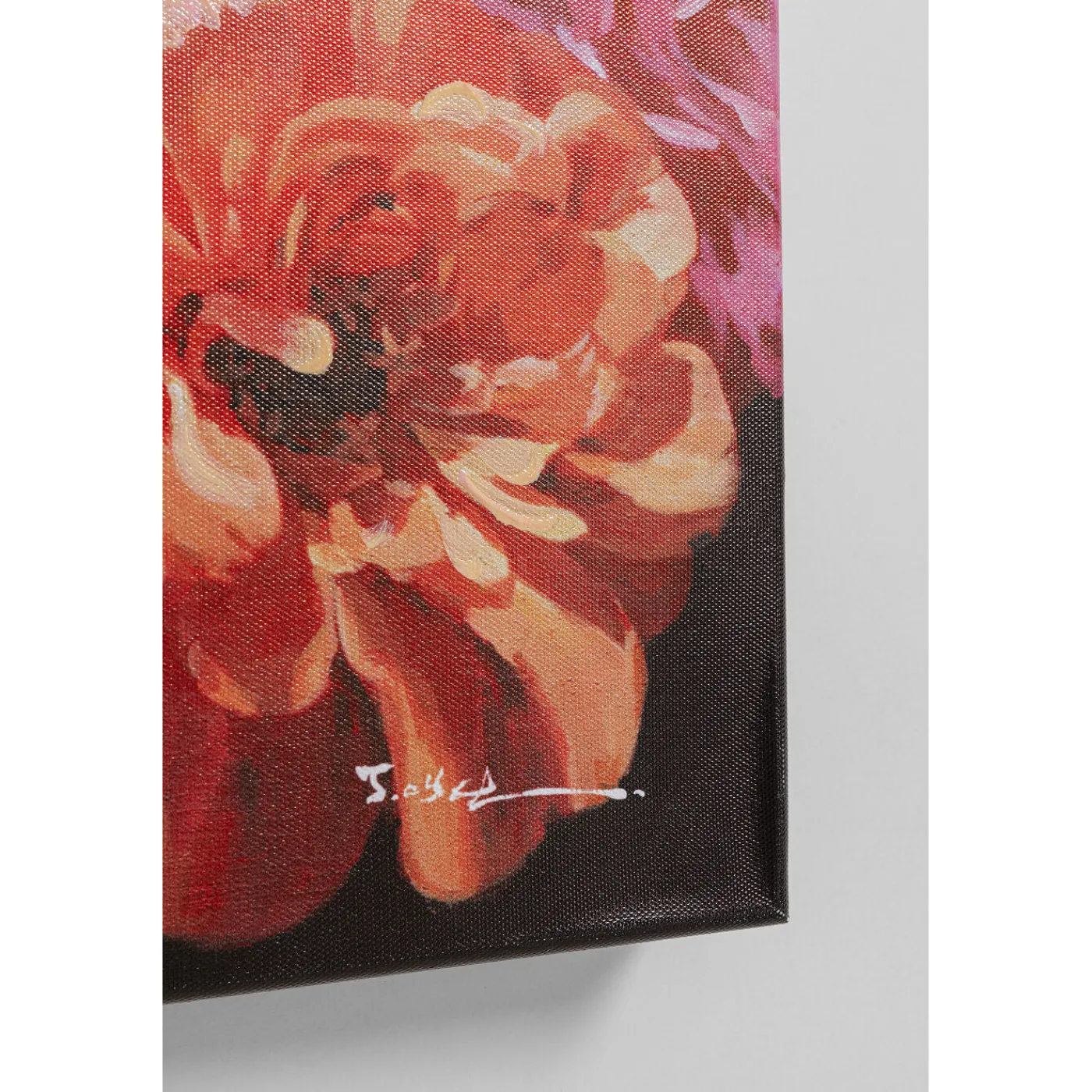 KARE Design Tableau Touched Flower Bouquet 90X120Cm