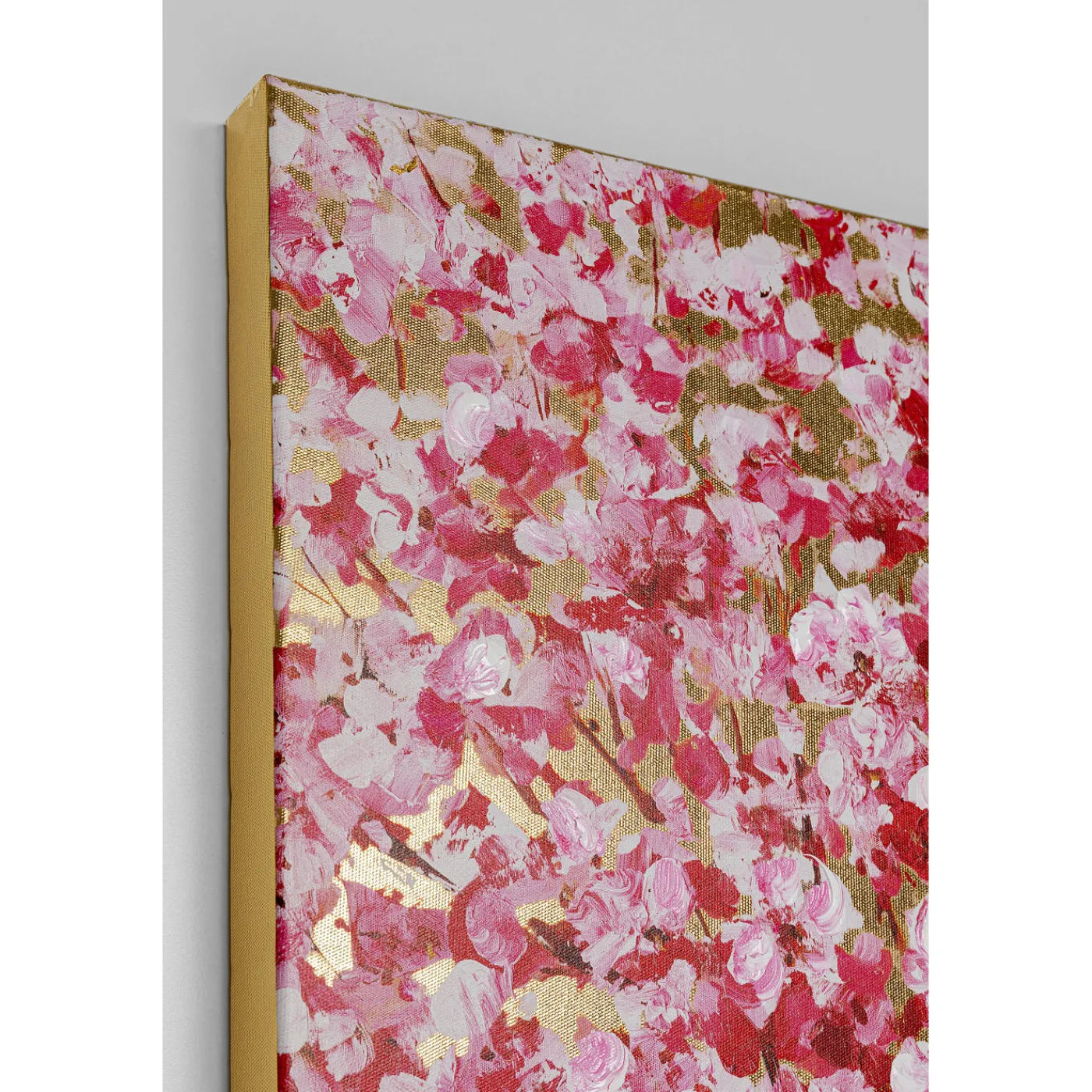 KARE Design Tableau Touched Flower Couple Dore-Fuchsia 80X100C