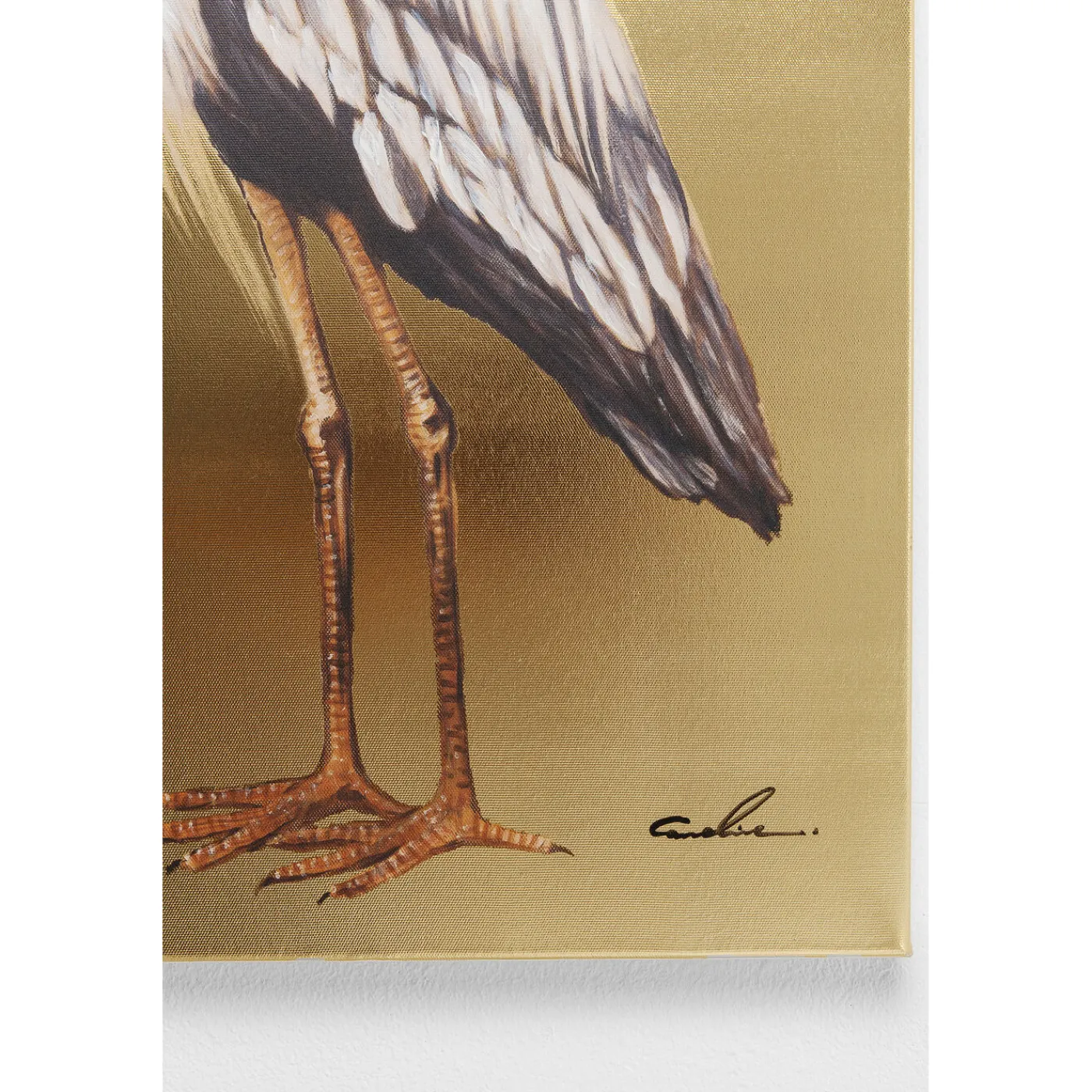 KARE Design Tableau Touched Heron Left 50X70Cm