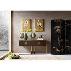 KARE Design Tableau Touched Heron Left 50X70Cm