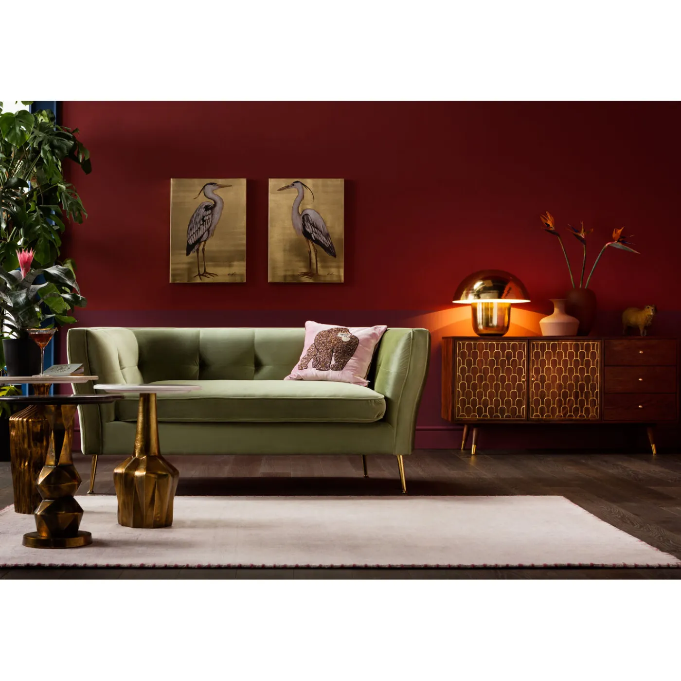 KARE Design Tableau Touched Heron Right 50X70Cm