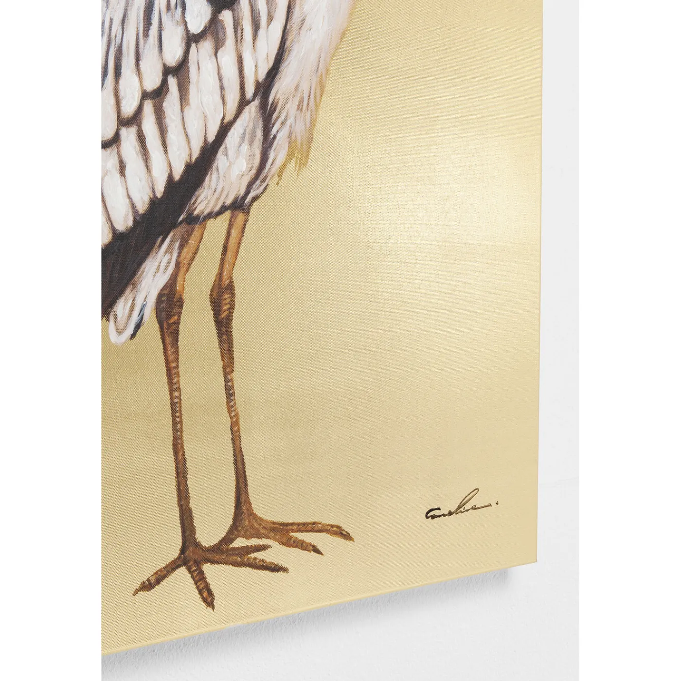 KARE Design Tableau Touched Heron Right 50X70Cm