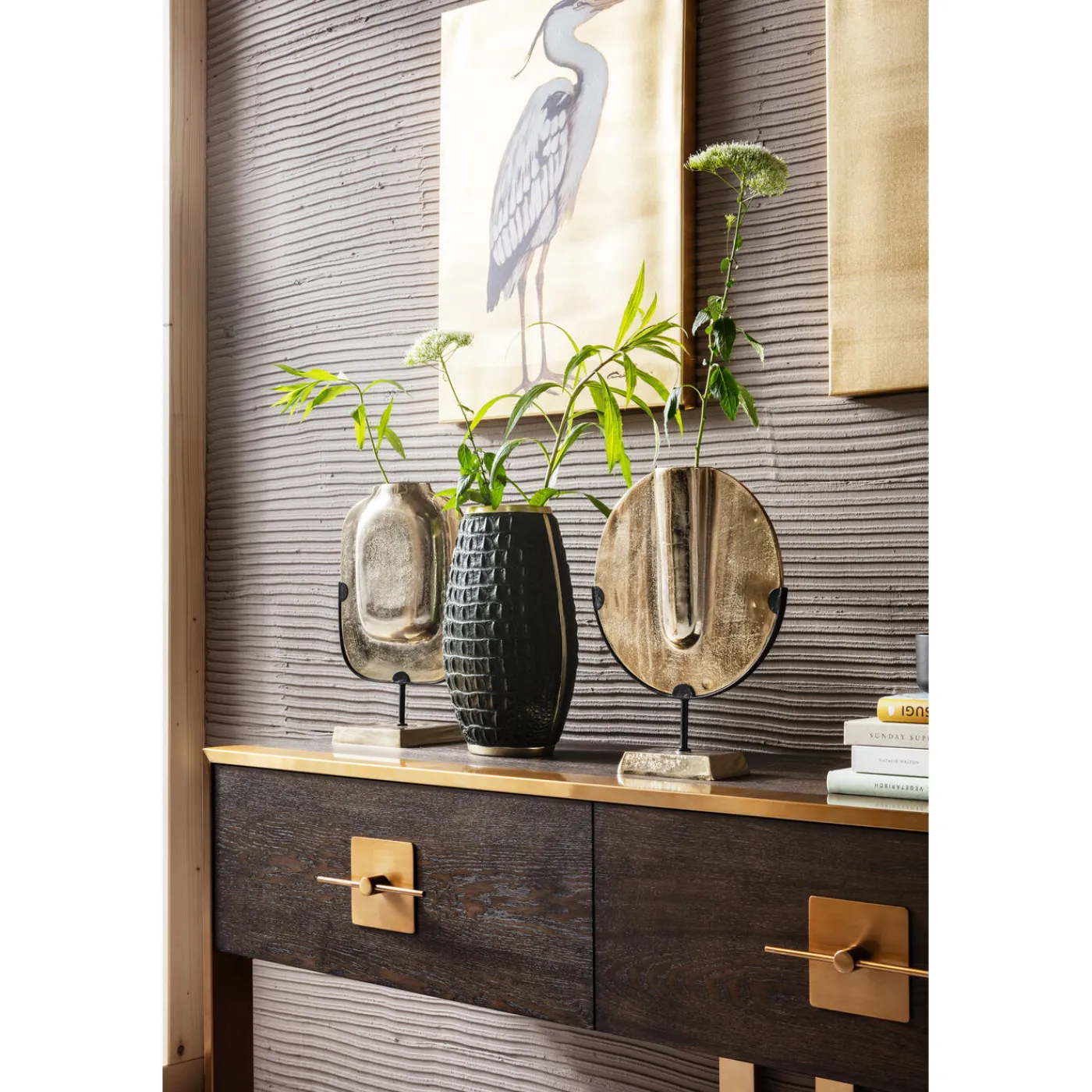 KARE Design Tableau Touched Heron Right 50X70Cm