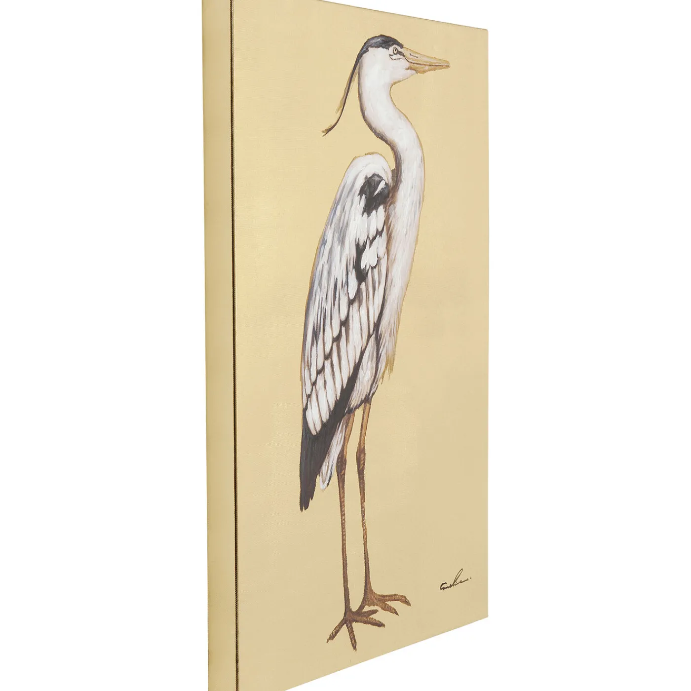 KARE Design Tableau Touched Heron Right 50X70Cm