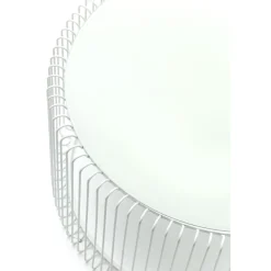 KARE Design Tables Basses Wire Blanches (Set De 2)