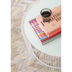 KARE Design Tables Basses Wire Blanches (Set De 2)