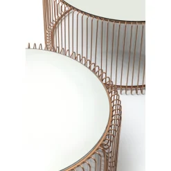 KARE Design Tables Basses Wire Cuivre (Set De 2)