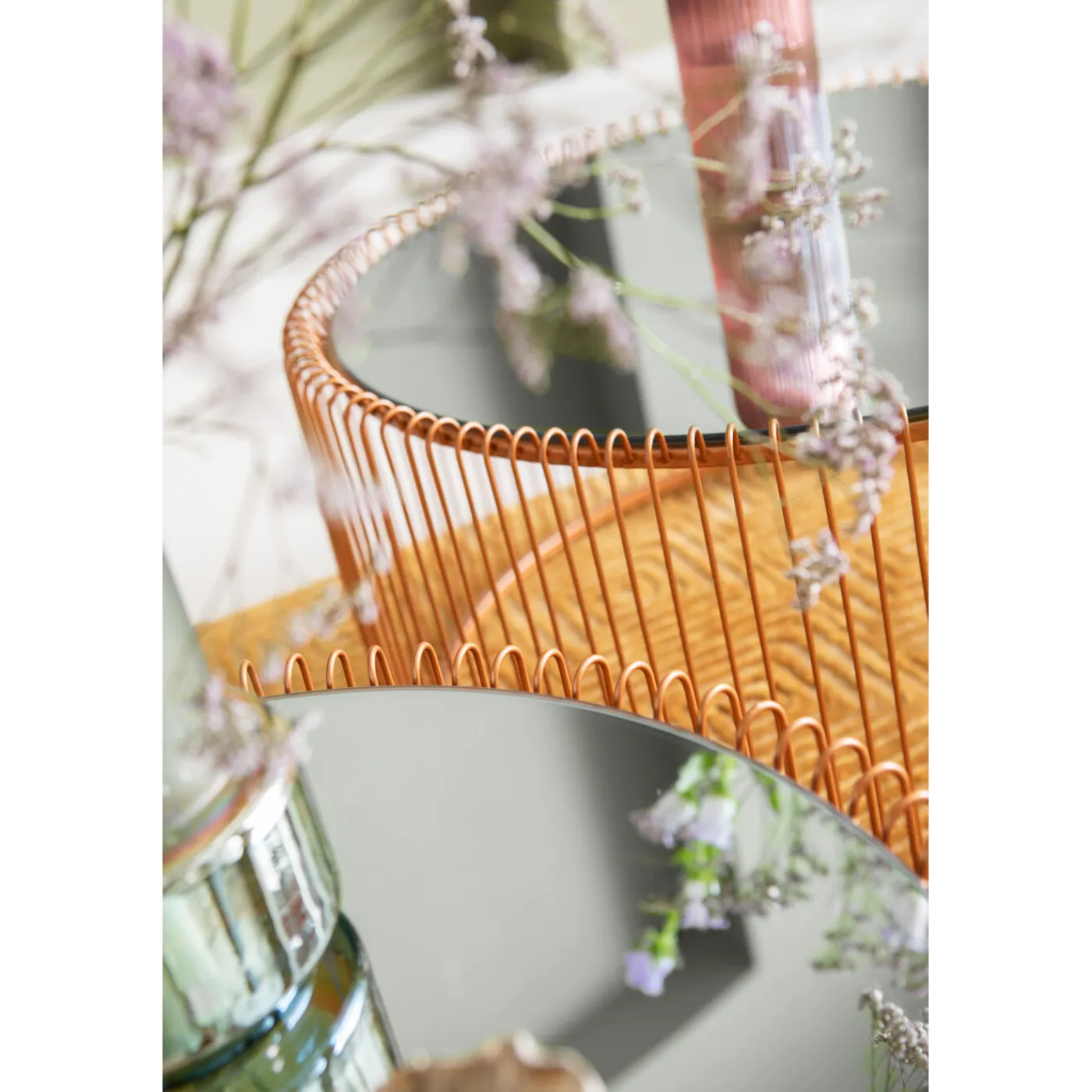 KARE Design Tables Basses Wire Cuivre (Set De 2)