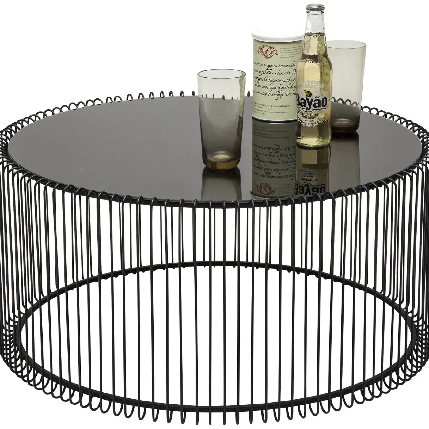 KARE Design Tables Basses Wire Noir (Set De 2)