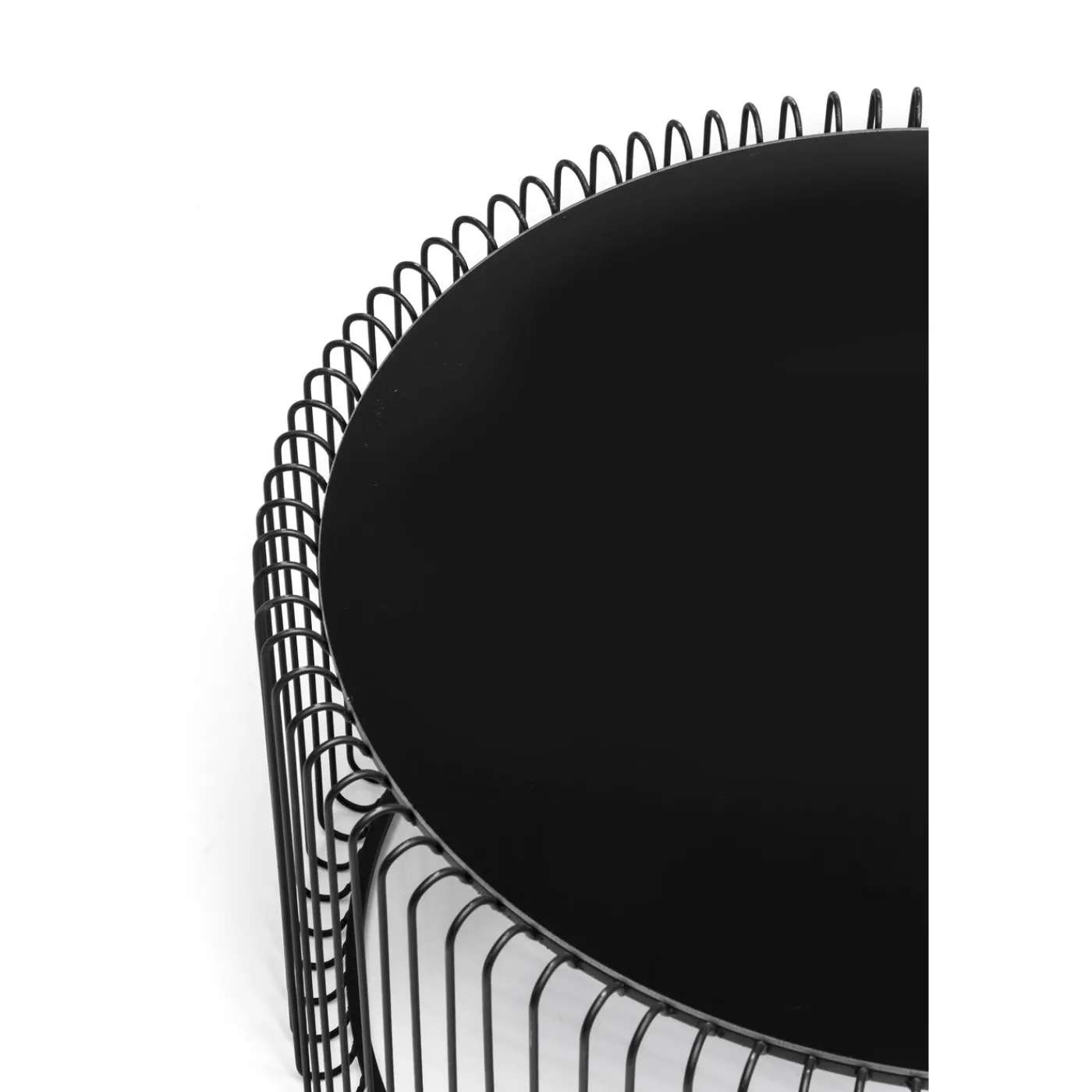 KARE Design Tables Basses Wire Noir (Set De 2)