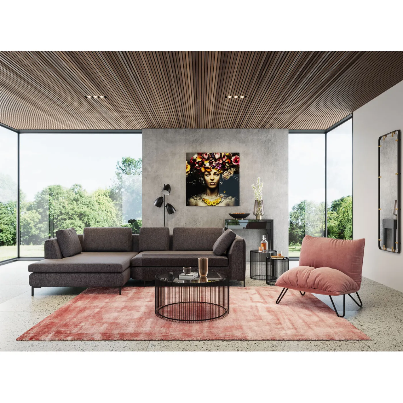 KARE Design Tables Basses Wire Noir (Set De 2)