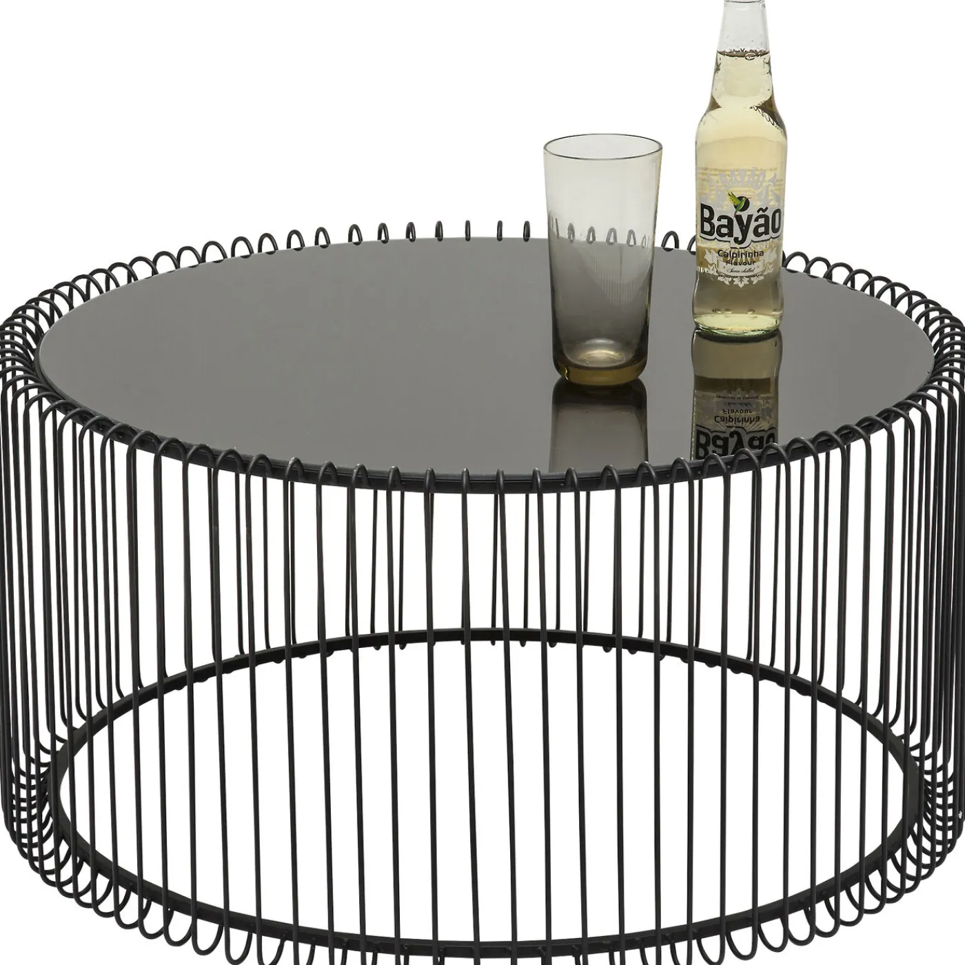 KARE Design Tables Basses Wire Noir (Set De 2)