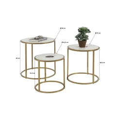 KARE Design Tables D Appoint Limbo (Jeu De 3)