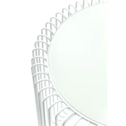 KARE Design Tables D Appoint Wire Blanc O44Cm (2/Set)