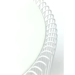 KARE Design Tables D Appoint Wire Blanc O44Cm (2/Set)