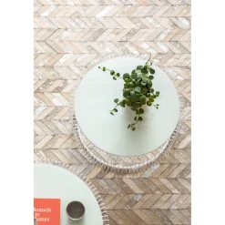 KARE Design Tables D Appoint Wire Blanc O44Cm (2/Set)