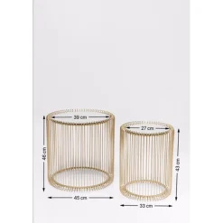 KARE Design Tables D Appoint Wire Laiton (2/Set)
