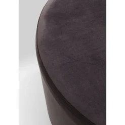 KARE Design Tabouret Cherry Anthracite Silver O55Cm