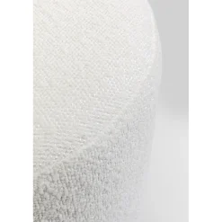 KARE Design Tabouret Cherry Boucle Creme Smoke O35Cm